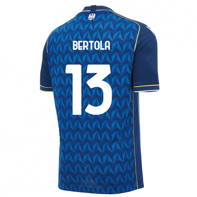 Danxen Women Nicolò Bertola #13 Royal Blue White Blue Away Jersey 2026/27 T-Shirt