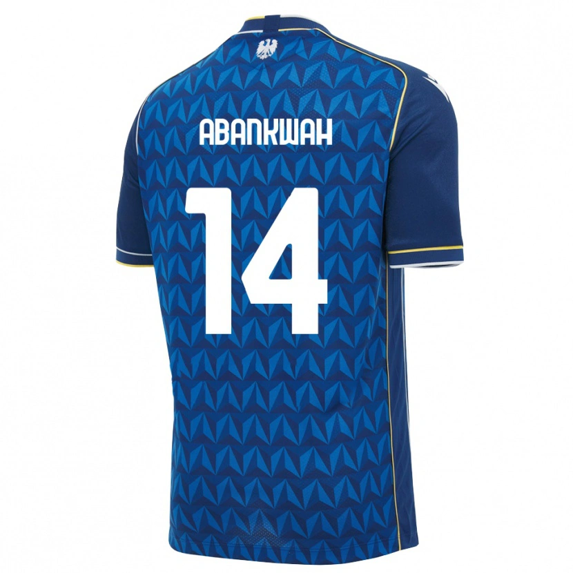 Danxen Women James Abankwah #14 Royal Blue White Blue Away Jersey 2026/27 T-Shirt