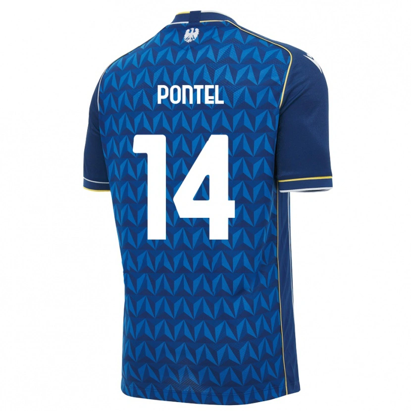 Danxen Women Simone Pontel #14 Royal Blue White Blue Away Jersey 2026/27 T-Shirt