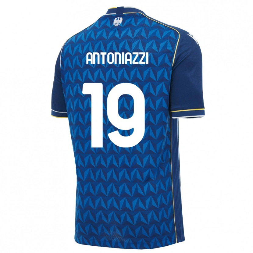 Danxen Women Samuele Antoniazzi #19 Royal Blue White Blue Away Jersey 2026/27 T-Shirt