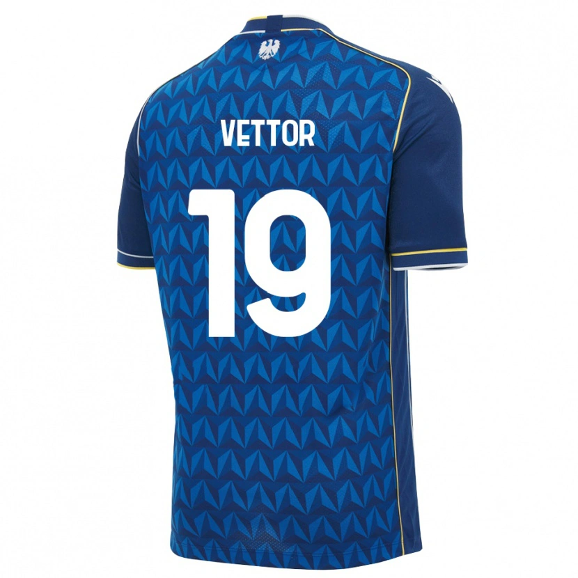 Danxen Women Marco Vettor #19 Royal Blue White Blue Away Jersey 2026/27 T-Shirt