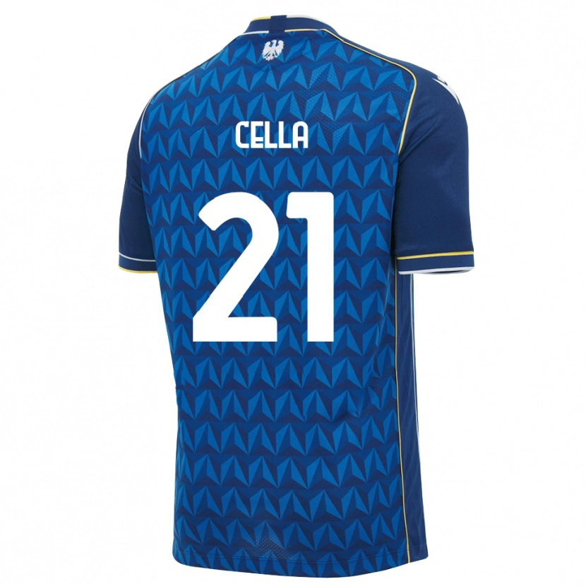 Danxen Women Leonardo Cella #21 Royal Blue White Blue Away Jersey 2026/27 T-Shirt