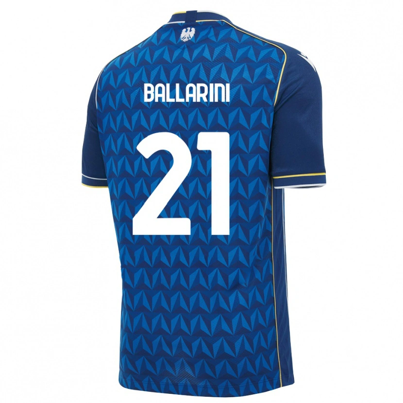 Danxen Women Marco Ballarini #21 Royal Blue White Blue Away Jersey 2026/27 T-Shirt