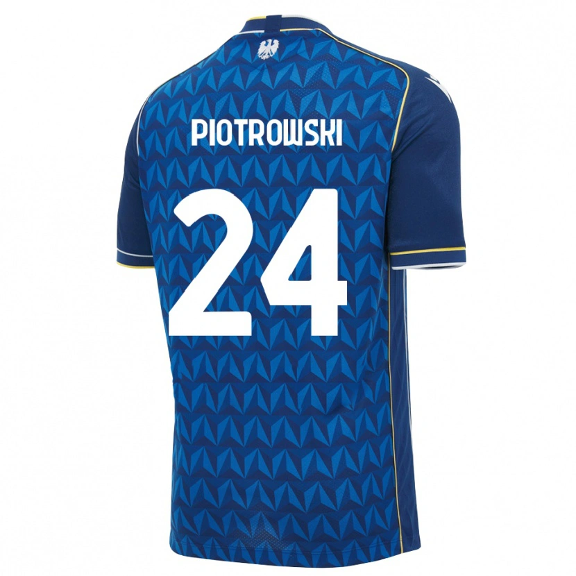 Danxen Women Jakub Piotrowski #24 Royal Blue White Blue Away Jersey 2026/27 T-Shirt