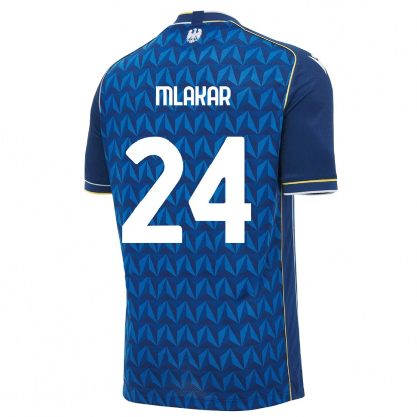 Danxen Women Lorenzo Mlakar #24 Royal Blue White Blue Away Jersey 2026/27 T-Shirt