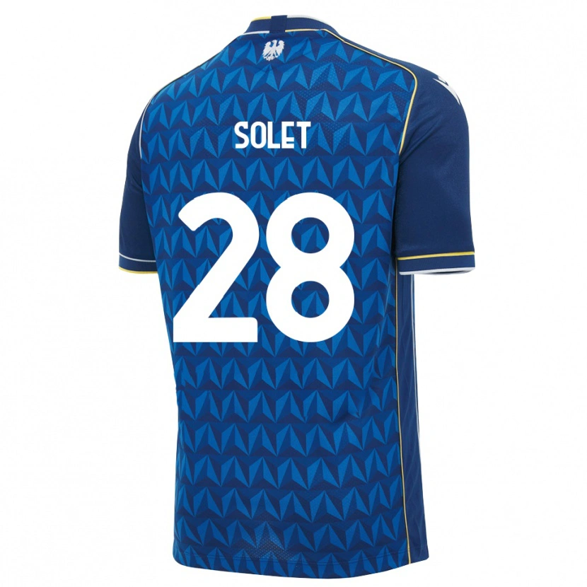 Danxen Women Oumar Solet #28 Royal Blue White Blue Away Jersey 2026/27 T-Shirt