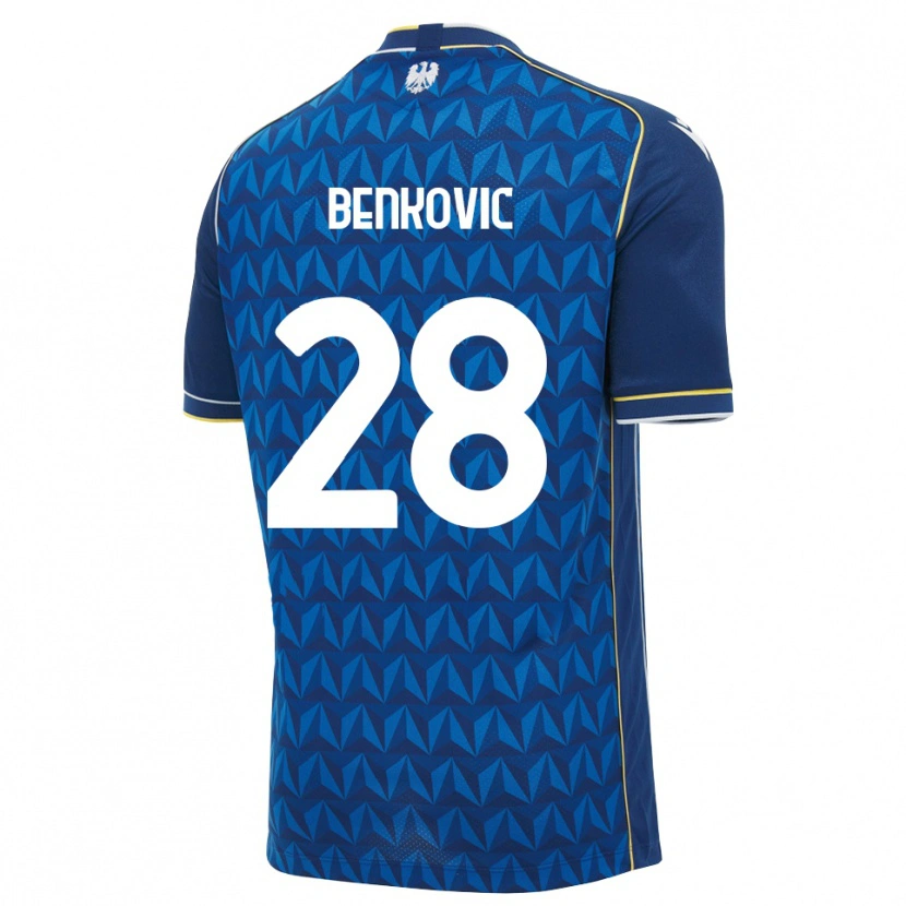 Danxen Women Filip Benkovic #28 Royal Blue White Blue Away Jersey 2026/27 T-Shirt
