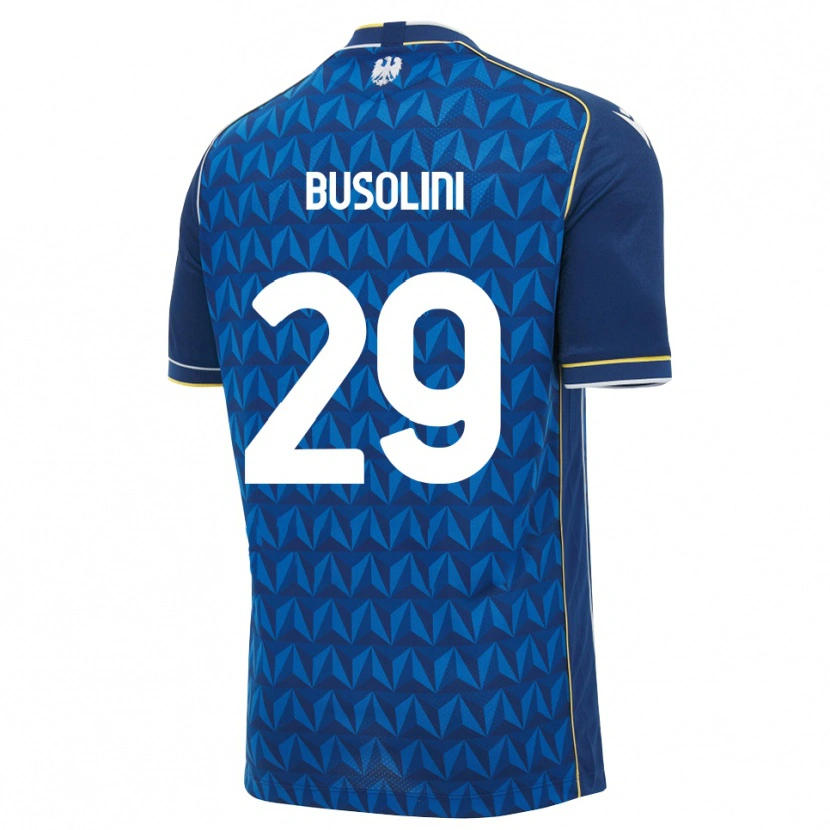 Danxen Women Alessandro Busolini #29 Royal Blue White Blue Away Jersey 2026/27 T-Shirt