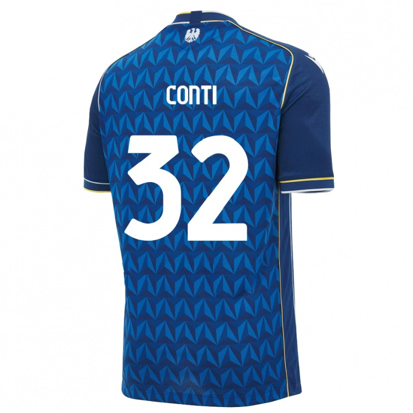 Danxen Women Manuel Conti #32 Royal Blue White Blue Away Jersey 2026/27 T-Shirt