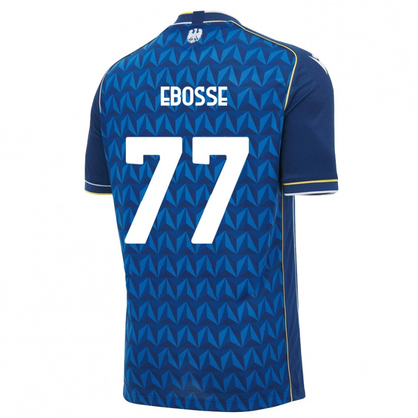 Danxen Women Enzo Ebosse #77 Royal Blue White Blue Away Jersey 2026/27 T-Shirt