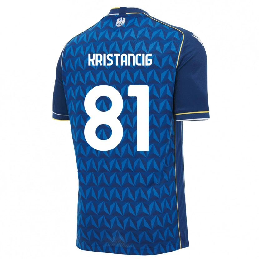 Danxen Women Luca Kristancig #81 Royal Blue White Blue Away Jersey 2026/27 T-Shirt