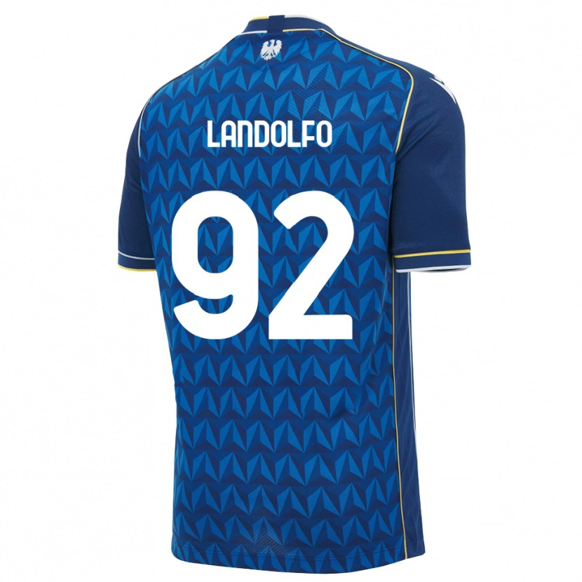 Danxen Women Tommaso Landolfo #92 Royal Blue White Blue Away Jersey 2026/27 T-Shirt