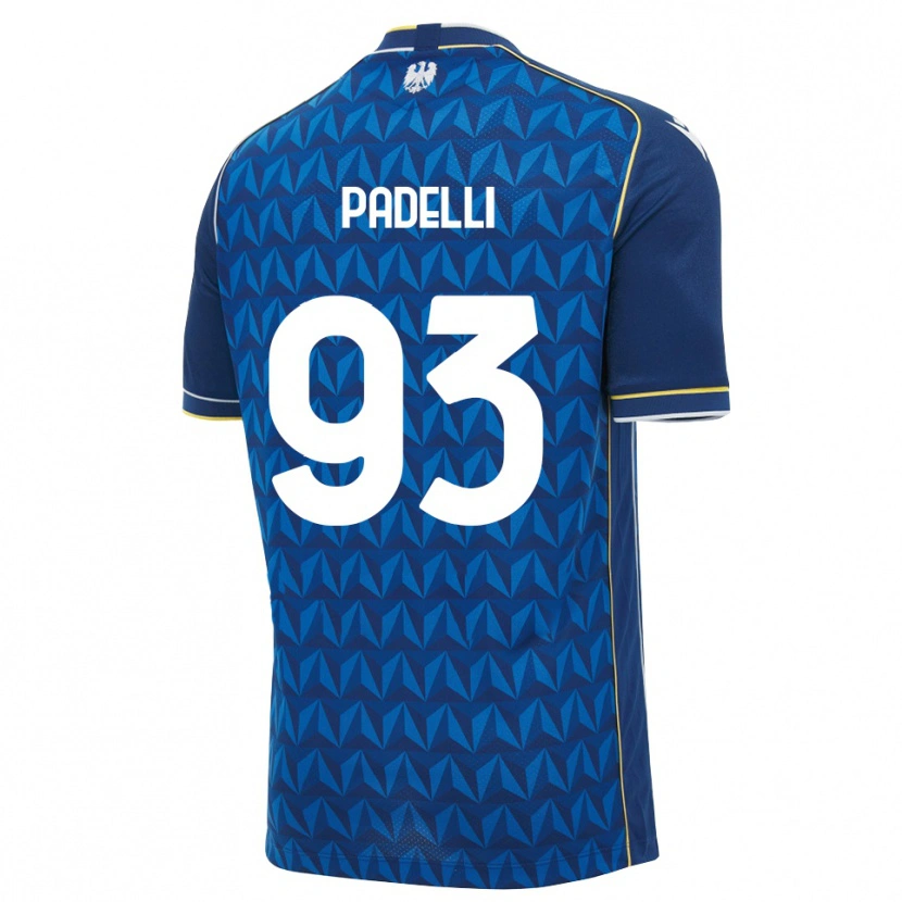 Danxen Women Daniele Padelli #93 Royal Blue White Blue Away Jersey 2026/27 T-Shirt