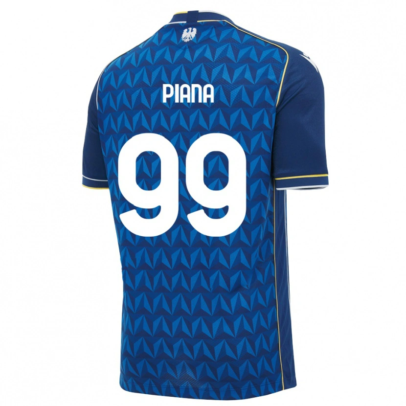 Danxen Women Edoardo Piana #99 Royal Blue White Blue Away Jersey 2026/27 T-Shirt