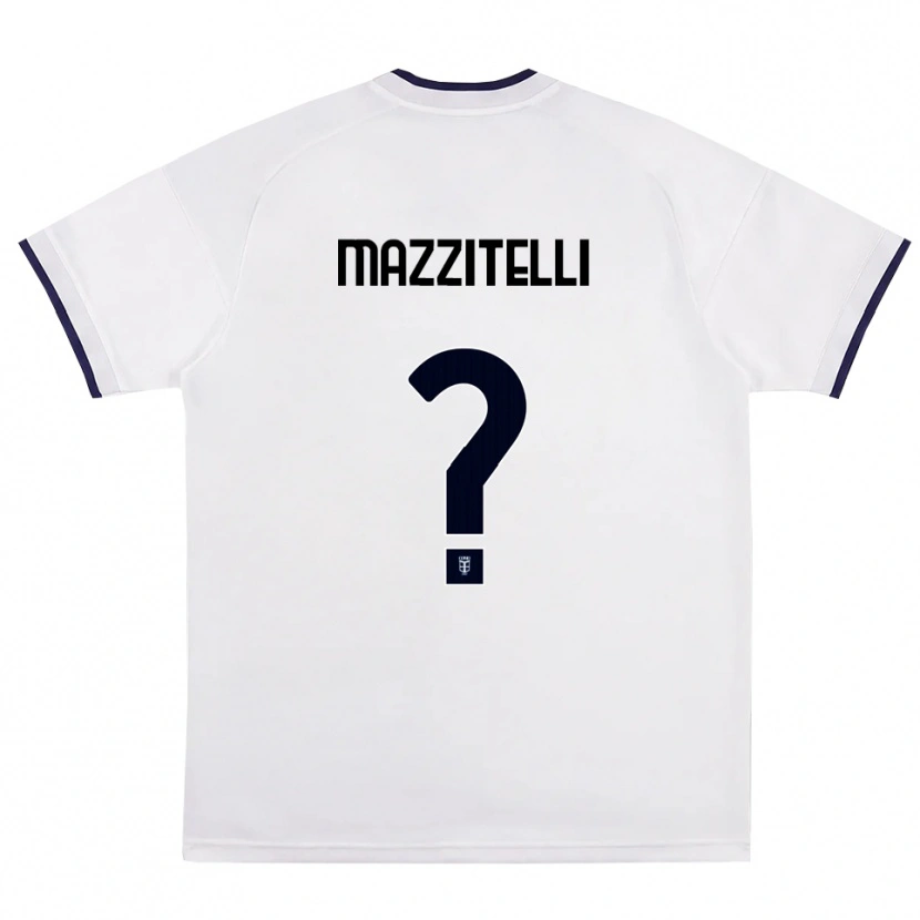 Danxen Women Luca Mazzitelli #0 White Red Royal Blue Away Jersey 2026/27 T-Shirt