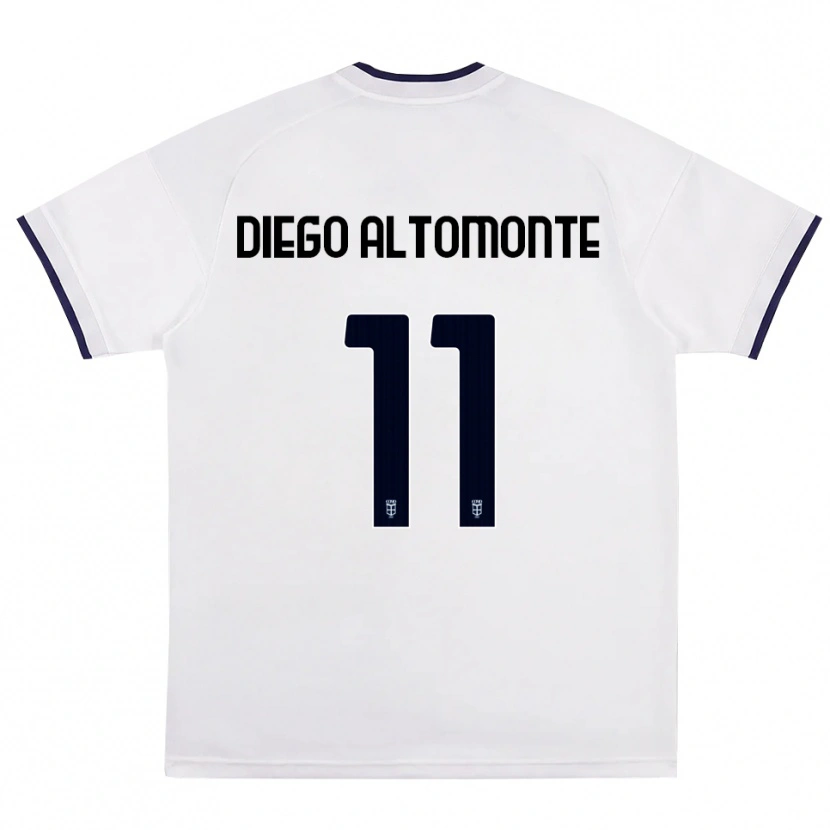 Danxen Women Thomas Diego Altomonte #11 White Red Royal Blue Away Jersey 2026/27 T-Shirt