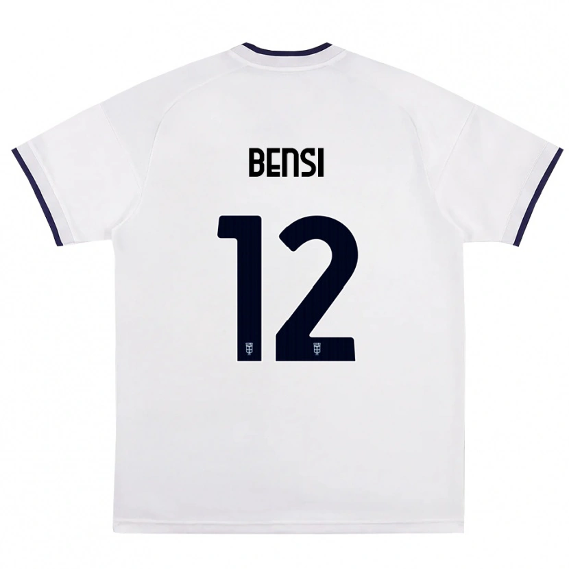 Danxen Women Nicolò Bensi #12 White Red Royal Blue Away Jersey 2026/27 T-Shirt