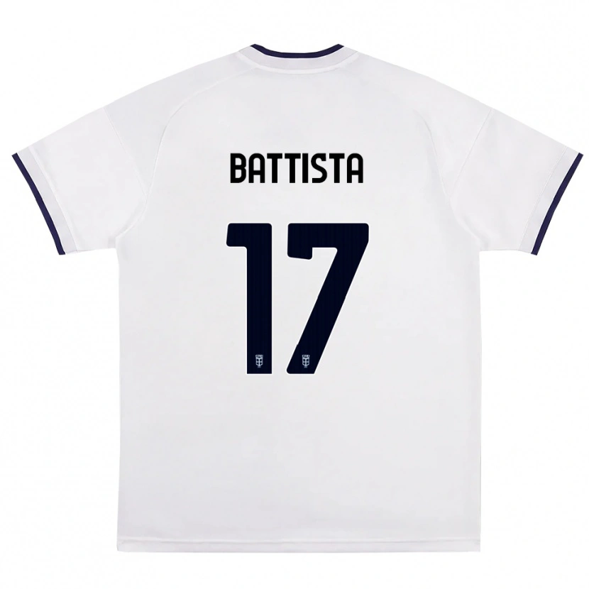 Danxen Women Riccardo Battista #17 White Red Royal Blue Away Jersey 2026/27 T-Shirt