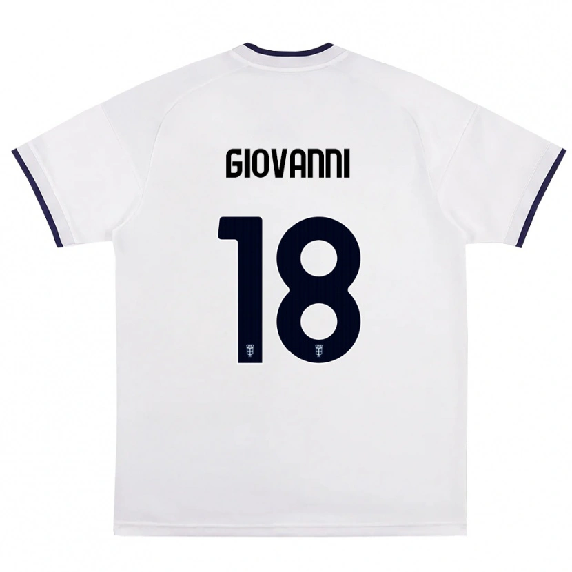 Danxen Women Giovanni Di Iulio Lopes #18 White Red Royal Blue Away Jersey 2026/27 T-Shirt