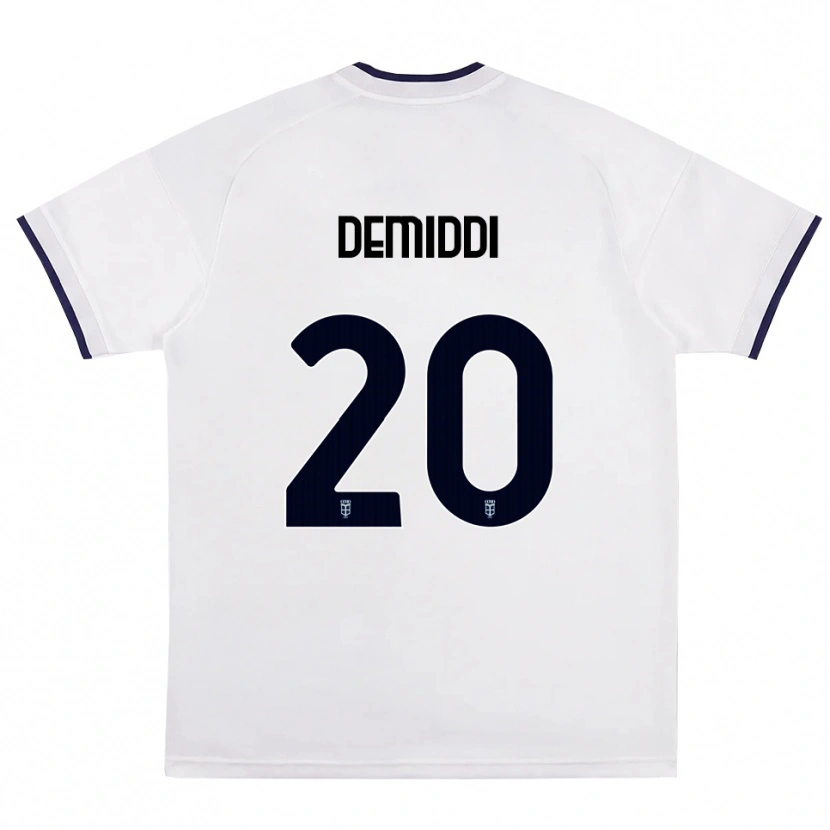 Danxen Women Pedro Demiddi #20 White Red Royal Blue Away Jersey 2026/27 T-Shirt