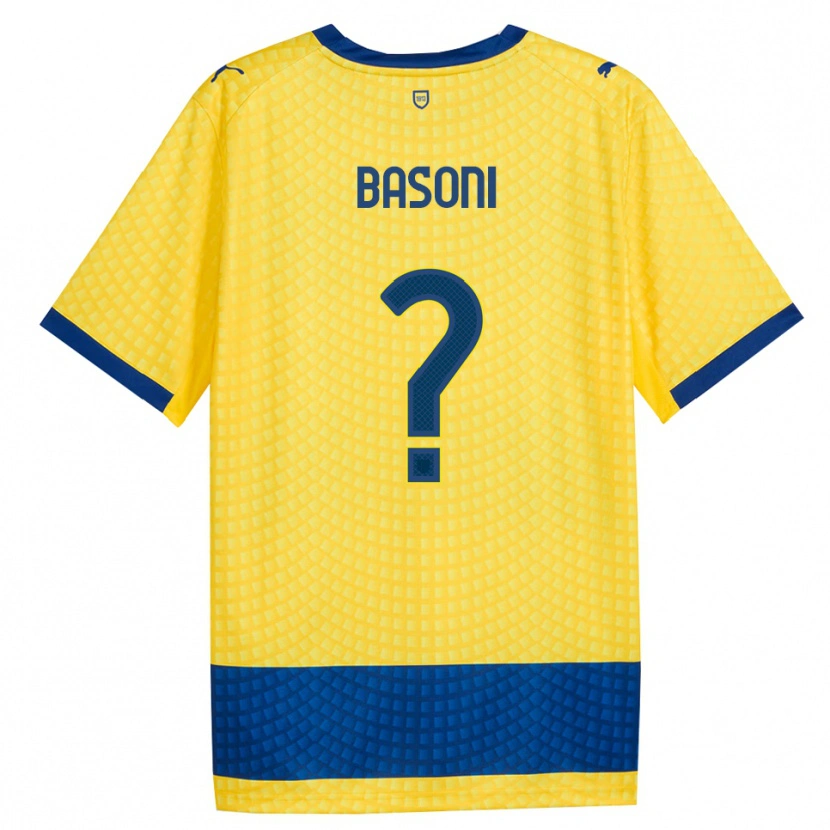 Danxen Women Tommaso Basoni #0 Yellow Blue Black Away Jersey 2026/27 T-Shirt