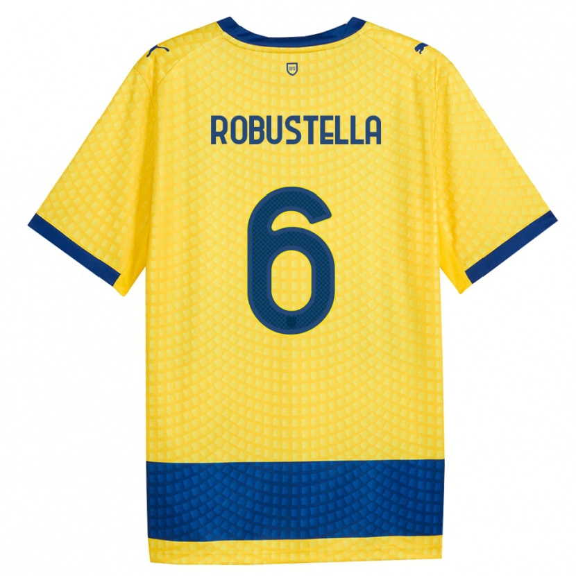 Danxen Women Daniele Robustella #6 Yellow Blue Black Away Jersey 2026/27 T-Shirt