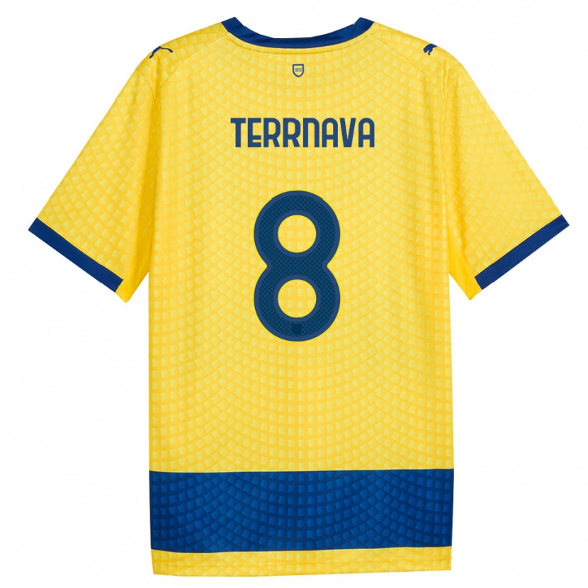 Danxen Women Dren Terrnava #8 Yellow Blue Black Away Jersey 2026/27 T-Shirt