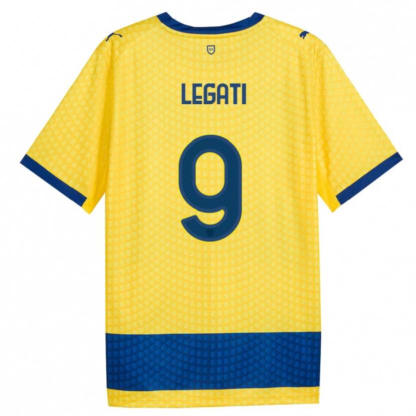Danxen Women Juri Legati #9 Yellow Blue Black Away Jersey 2026/27 T-Shirt