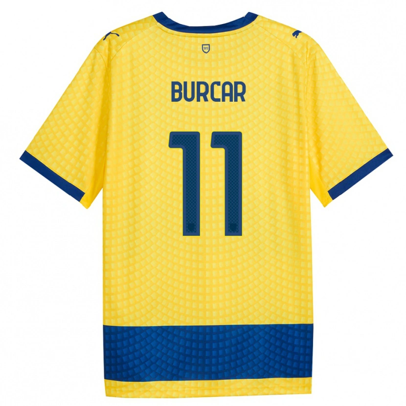 Danxen Women Andrija Burcar #11 Yellow Blue Black Away Jersey 2026/27 T-Shirt