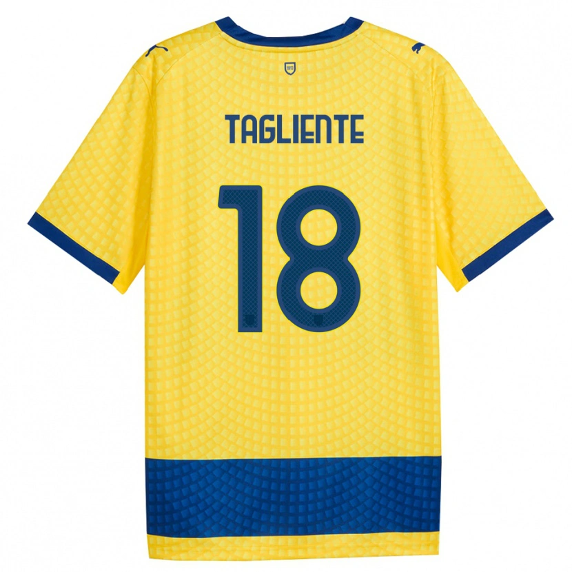 Danxen Women Anthony Tagliente #18 Yellow Blue Black Away Jersey 2026/27 T-Shirt