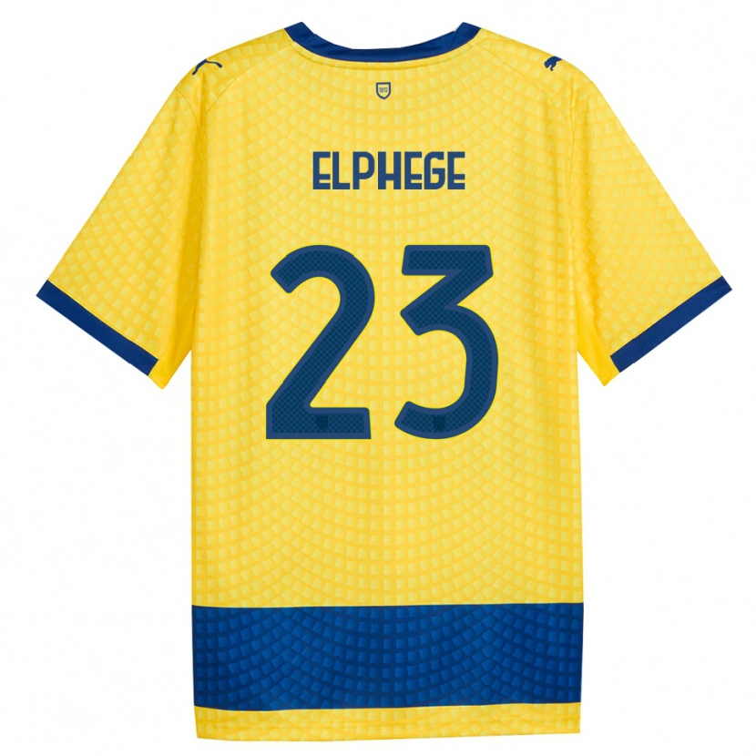Danxen Women Nesta Elphege #23 Yellow Blue Black Away Jersey 2026/27 T-Shirt