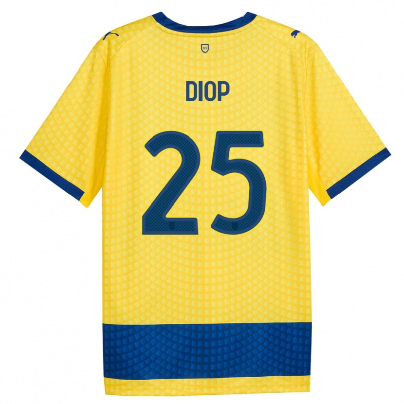 Danxen Women Doro Diop #25 Yellow Blue Black Away Jersey 2026/27 T-Shirt