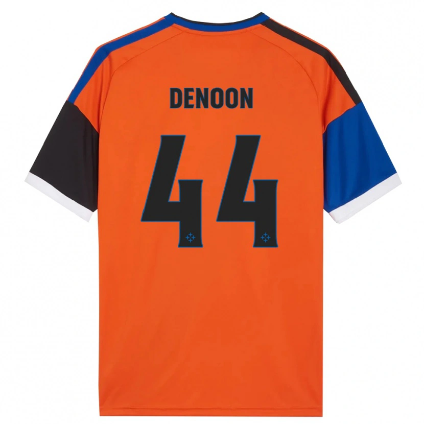 Danxen Women Daniel Denoon #44 Orange Blue Black White Away Jersey 2026/27 T-Shirt