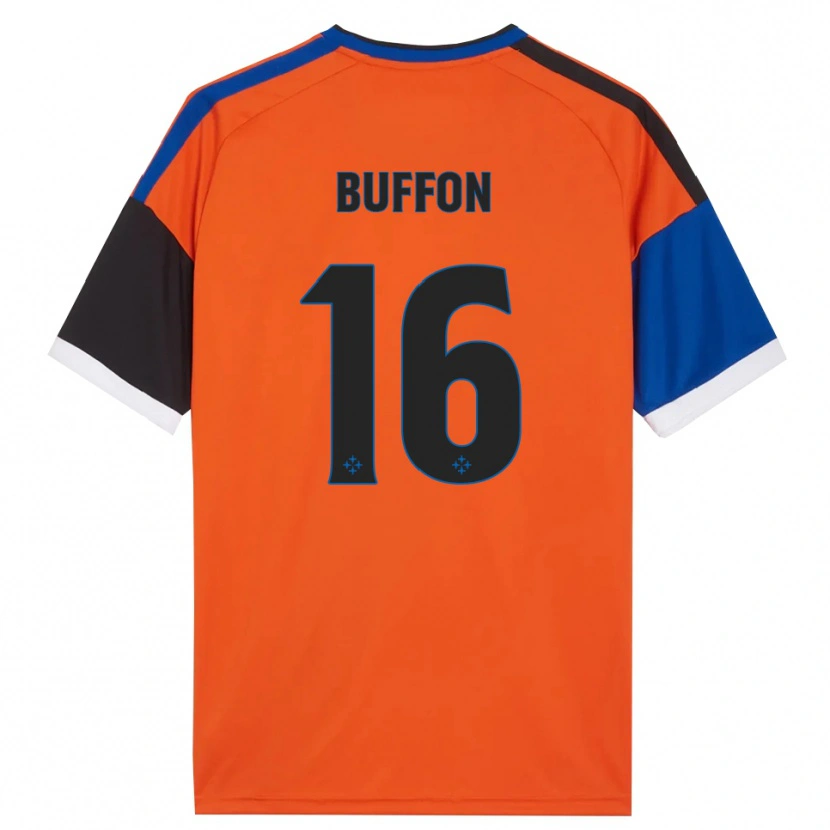 Danxen Women Louis Buffon #16 Orange Blue Black White Away Jersey 2026/27 T-Shirt