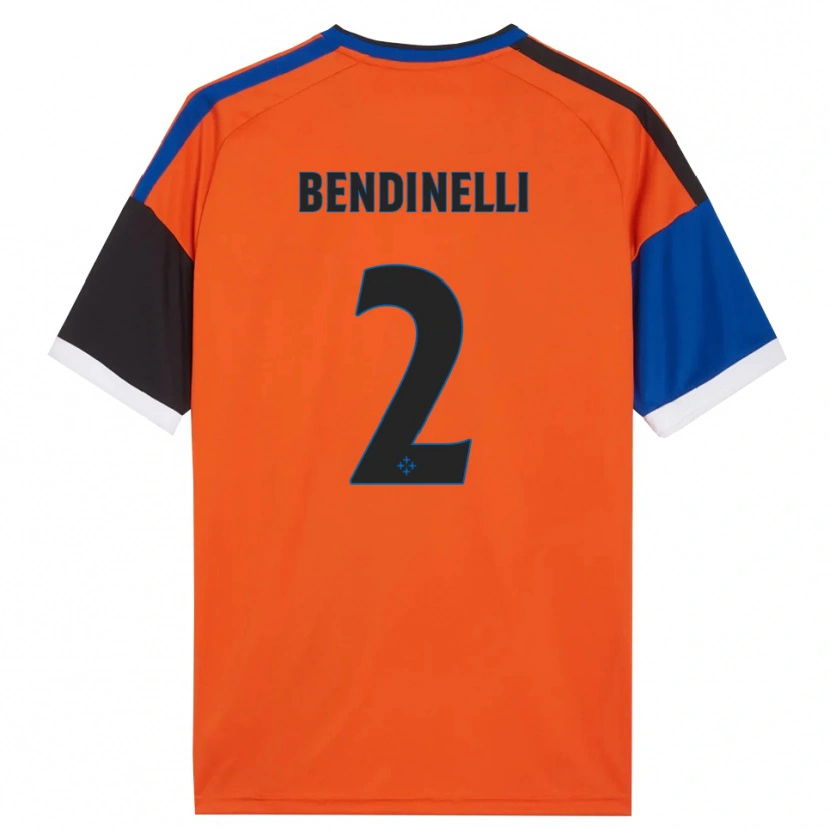 Danxen Women Louis Bendinelli #2 Orange Blue Black White Away Jersey 2026/27 T-Shirt