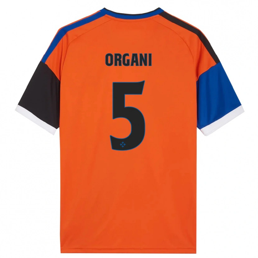 Danxen Women Gianluca Organi #5 Orange Blue Black White Away Jersey 2026/27 T-Shirt
