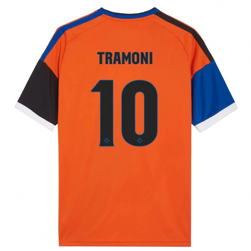 Danxen Women Matteo Tramoni #10 Orange Blue Black White Away Jersey 2026/27 T-Shirt