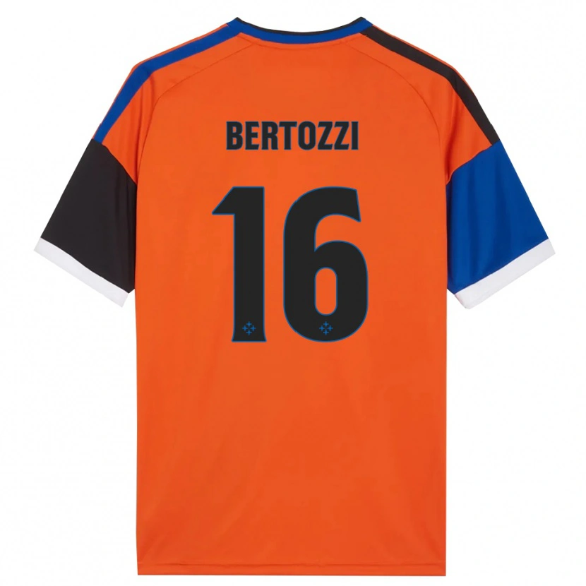 Danxen Women Andrea Bertozzi #16 Orange Blue Black White Away Jersey 2026/27 T-Shirt