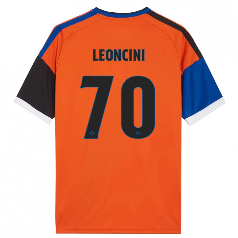Danxen Women Mattia Leoncini #70 Orange Blue Black White Away Jersey 2026/27 T-Shirt