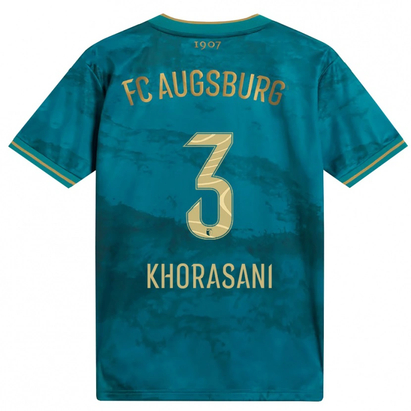Danxen Women Ahmad Khorasani #3 Green Brown Away Jersey 2026/27 T-Shirt