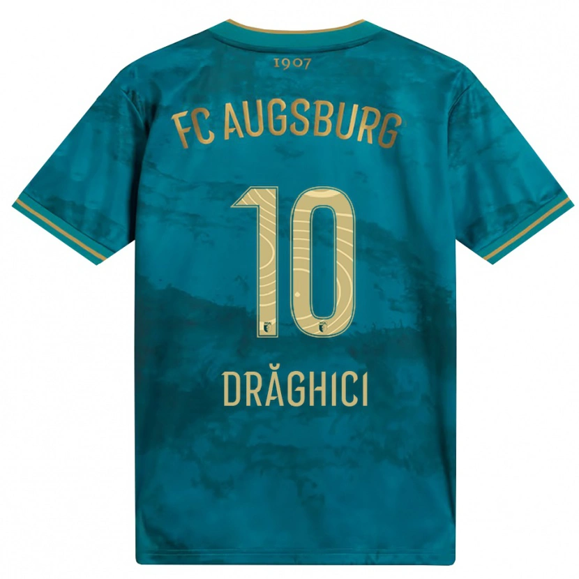 Danxen Women Robert Drăghici #10 Green Brown Away Jersey 2026/27 T-Shirt