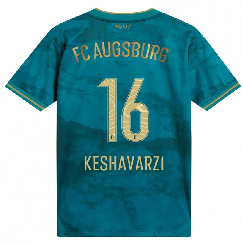 Danxen Women Nicolas Keshavarzi #16 Green Brown Away Jersey 2026/27 T-Shirt