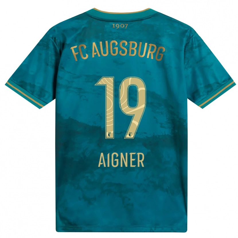 Danxen Women Lukas Aigner #19 Green Brown Away Jersey 2026/27 T-Shirt