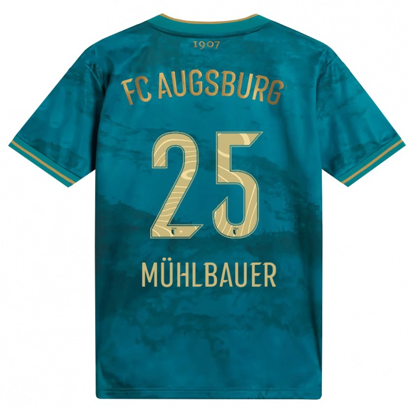 Danxen Women Simon Mühlbauer #25 Green Brown Away Jersey 2026/27 T-Shirt