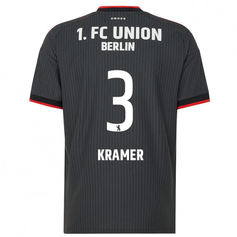 Danxen Women Carlos Kramer #3 Black White Red Away Jersey 2026/27 T-Shirt