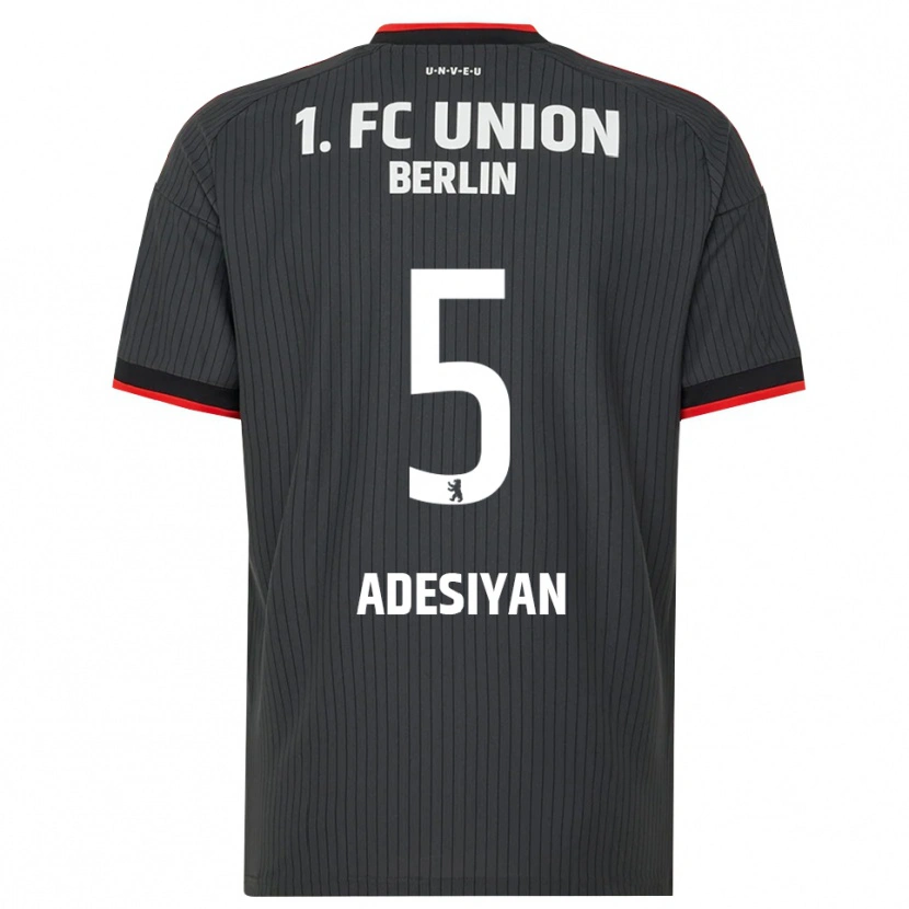 Danxen Women Olufemi Adesiyan #5 Black White Red Away Jersey 2026/27 T-Shirt