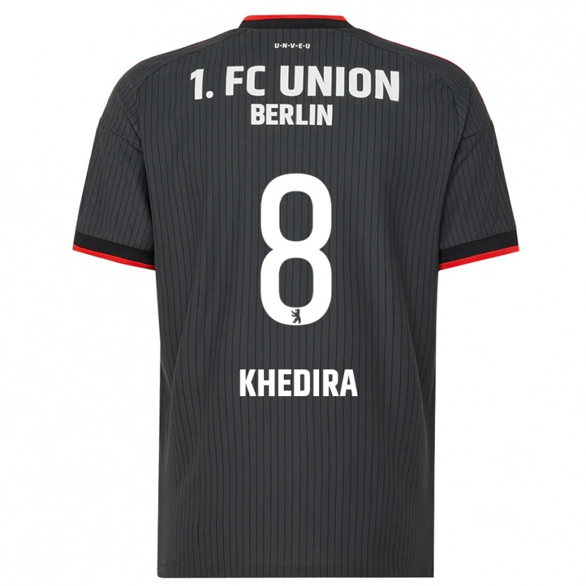 Danxen Women Rani Khedira #8 Black White Red Away Jersey 2026/27 T-Shirt