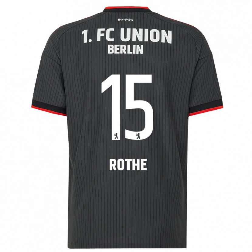Danxen Women Tom Rothe #15 Black White Red Away Jersey 2026/27 T-Shirt