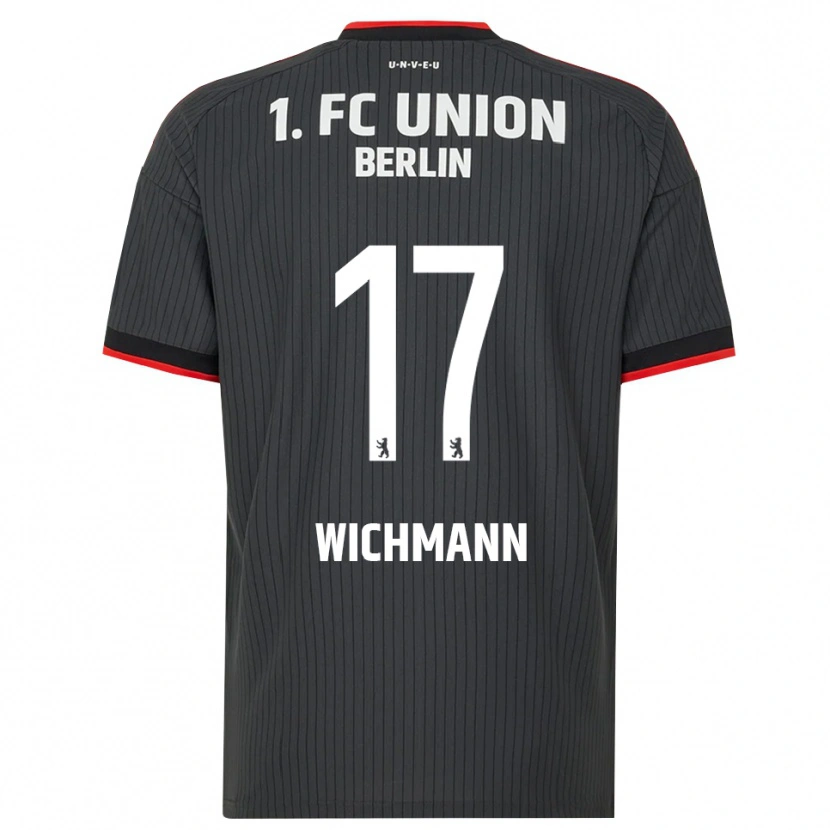 Danxen Women Julius Wichmann #17 Black White Red Away Jersey 2026/27 T-Shirt