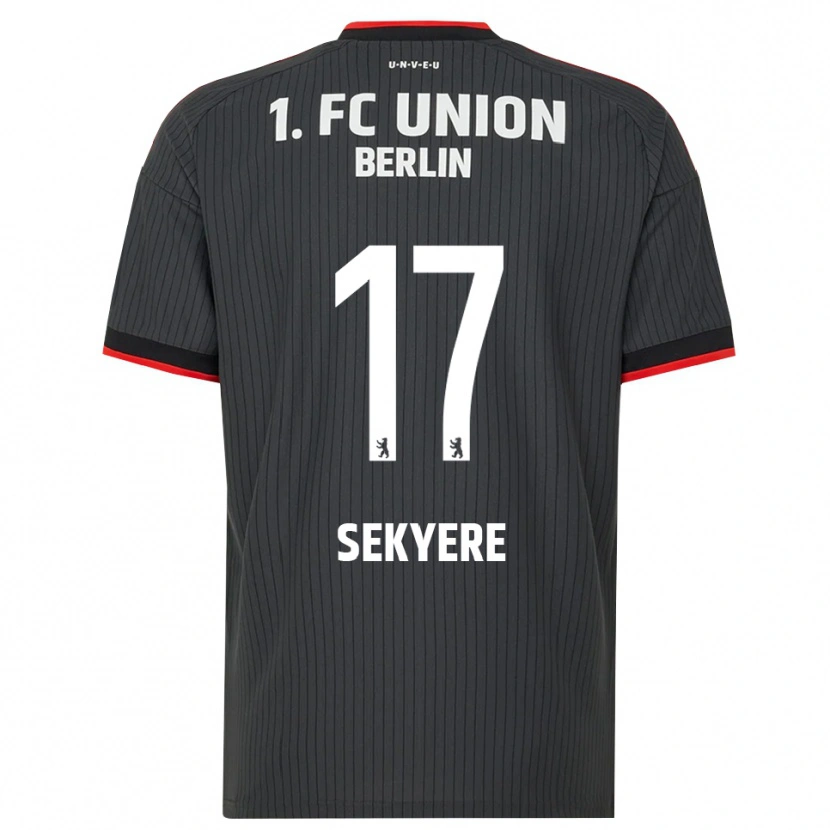 Danxen Women Anderson Sekyere #17 Black White Red Away Jersey 2026/27 T-Shirt